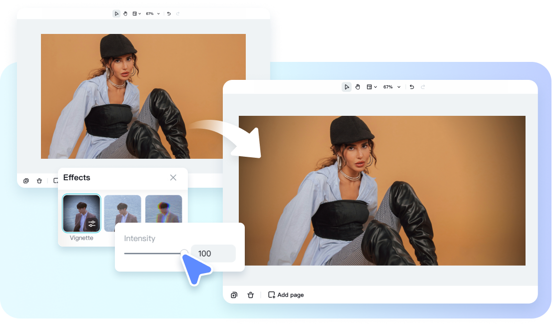 Додавайте яскраві елементи та ефекти до дизайну банерів